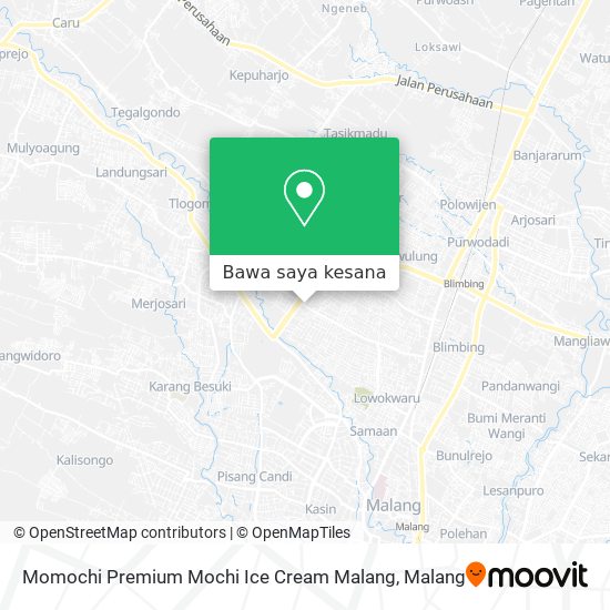 Peta Momochi Premium Mochi Ice Cream Malang