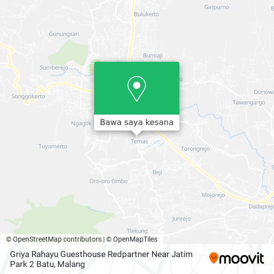Peta Griya Rahayu Guesthouse Redpartner Near Jatim Park 2 Batu