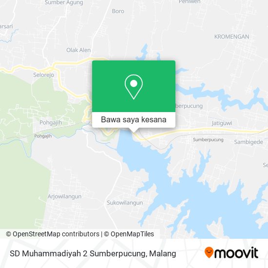 Peta SD Muhammadiyah 2 Sumberpucung