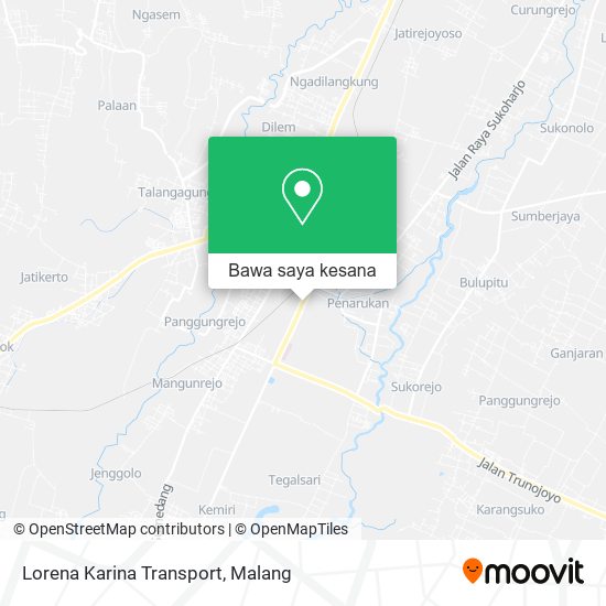 Peta Lorena Karina Transport
