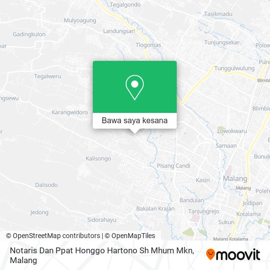 Peta Notaris Dan Ppat Honggo Hartono Sh Mhum Mkn