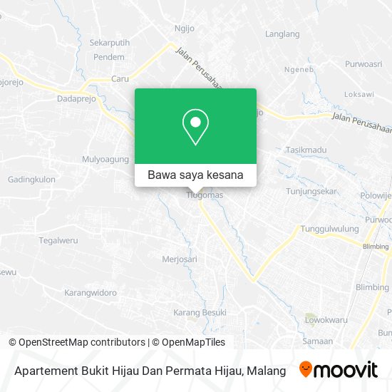 Peta Apartement Bukit Hijau Dan Permata Hijau