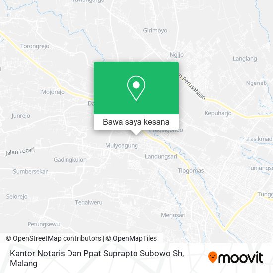 Peta Kantor Notaris Dan Ppat Suprapto Subowo Sh