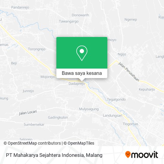 Peta PT Mahakarya Sejahtera Indonesia
