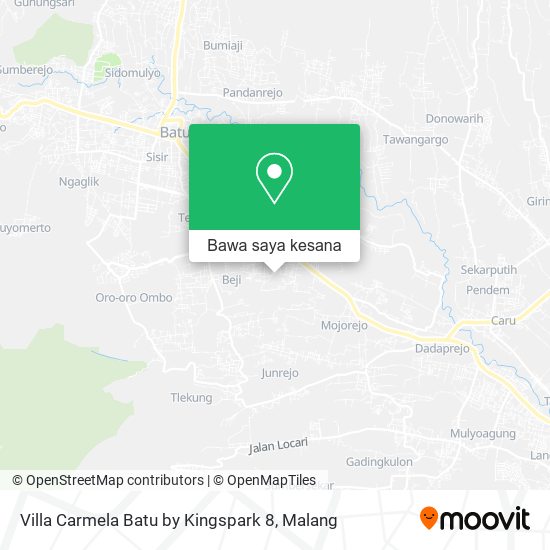 Peta Villa Carmela Batu by Kingspark 8