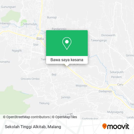 Peta Sekolah Tinggi Alkitab