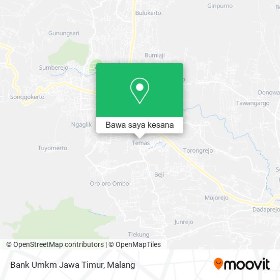 Peta Bank Umkm Jawa Timur