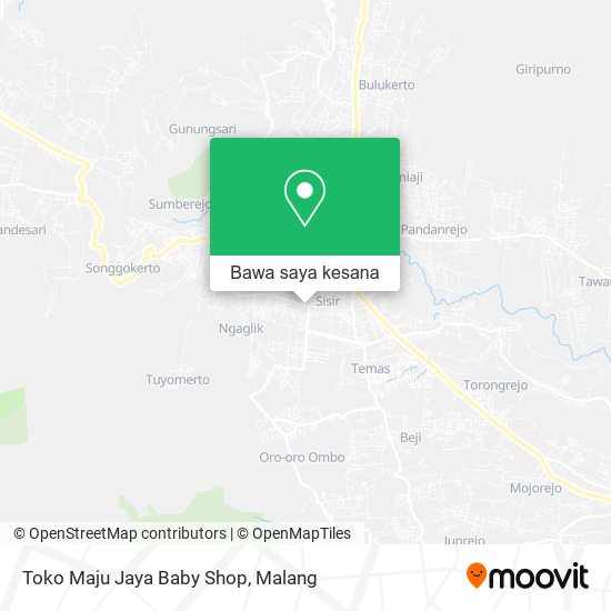 Peta Toko Maju Jaya Baby Shop