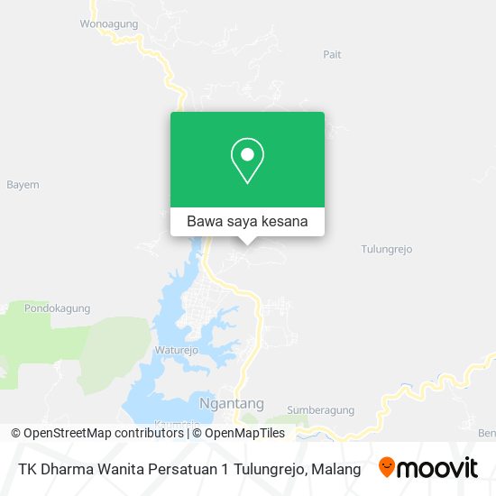 Peta TK Dharma Wanita Persatuan 1 Tulungrejo