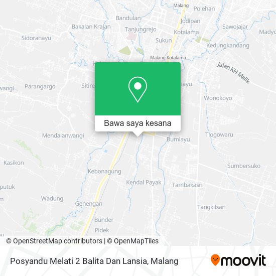 Peta Posyandu Melati 2 Balita Dan Lansia