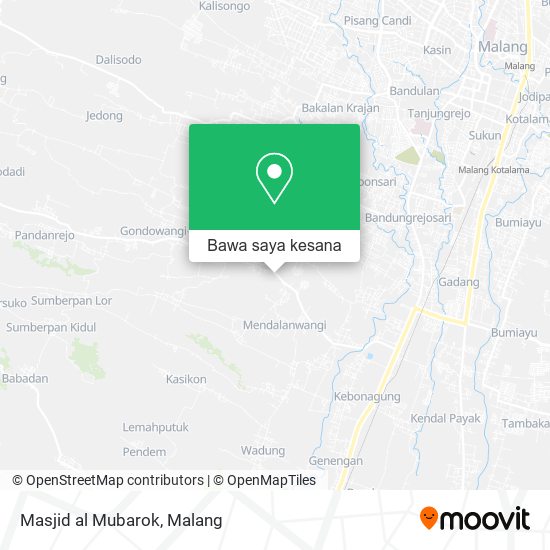 Peta Masjid al Mubarok
