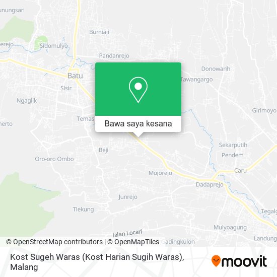 Peta Kost Sugeh Waras (Kost Harian Sugih Waras)