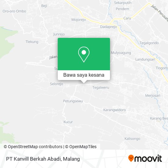 Peta PT Kanvill Berkah Abadi