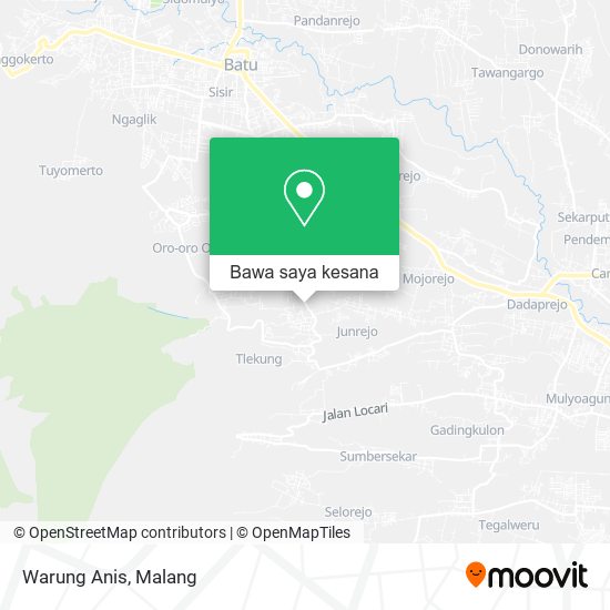 Peta Warung Anis