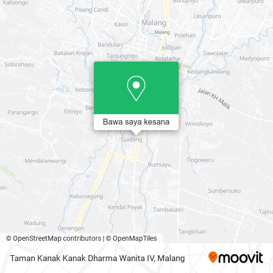 Peta Taman Kanak Kanak Dharma Wanita IV