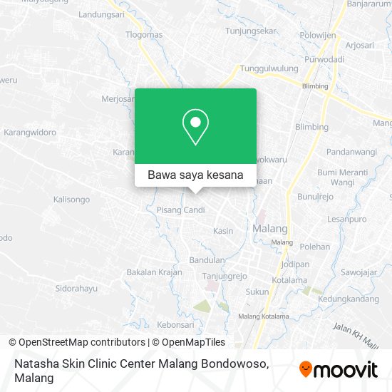 Peta Natasha Skin Clinic Center Malang Bondowoso