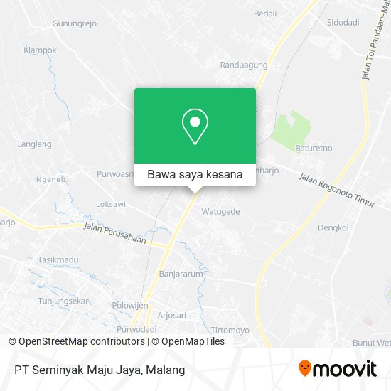 Peta PT Seminyak Maju Jaya