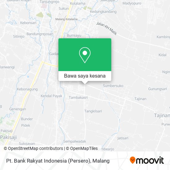 Peta Pt. Bank Rakyat Indonesia (Persero)
