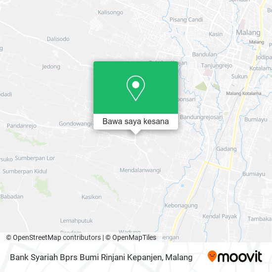 Peta Bank Syariah Bprs Bumi Rinjani Kepanjen
