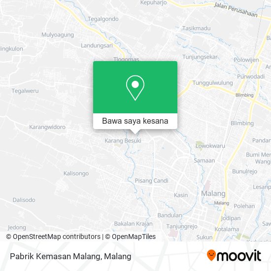 Peta Pabrik Kemasan Malang