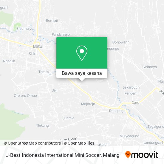 Peta J-Best Indonesia International Mini Soccer