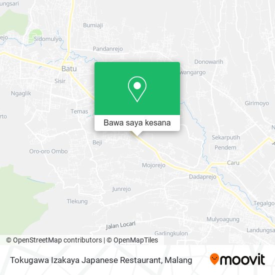 Peta Tokugawa Izakaya Japanese Restaurant
