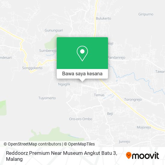 Peta Reddoorz Premium Near Museum Angkut Batu 3