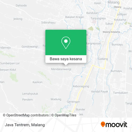 Peta Java Tentrem