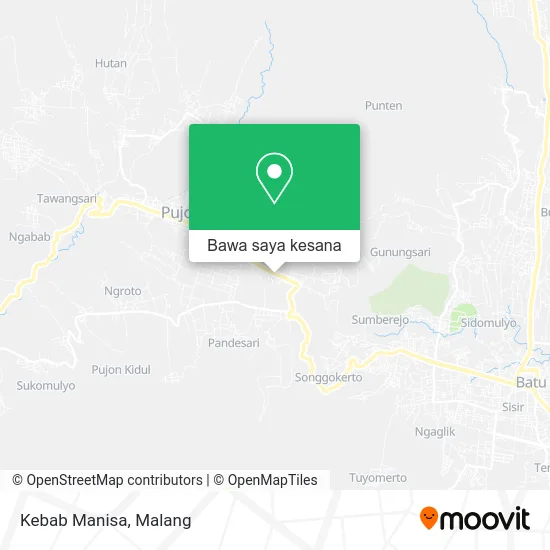 Peta Kebab Manisa