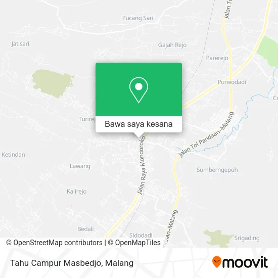 Peta Tahu Campur Masbedjo