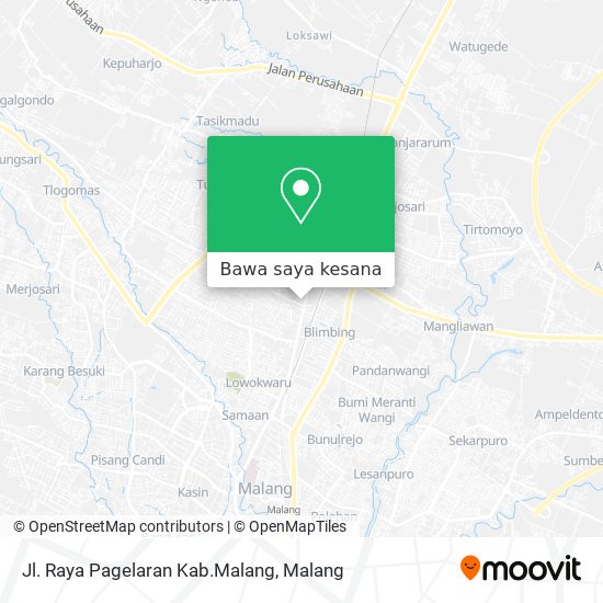 Peta Jl. Raya Pagelaran Kab.Malang