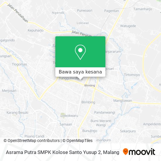 Peta Asrama Putra SMPK Kolose Santo Yusup 2