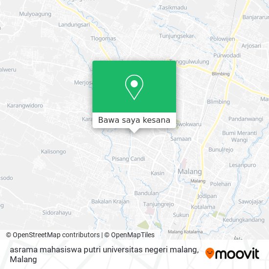 Peta asrama mahasiswa putri universitas negeri malang