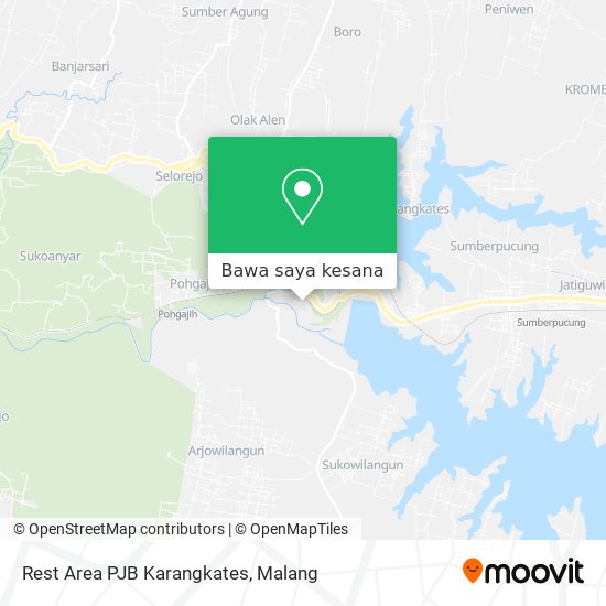 Peta Rest Area PJB Karangkates