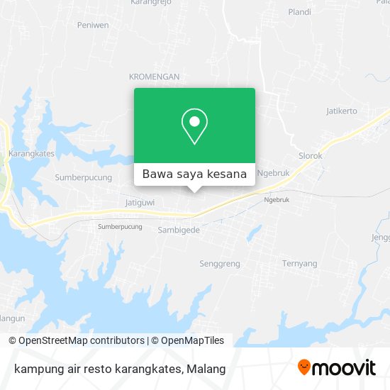 Peta kampung air resto karangkates