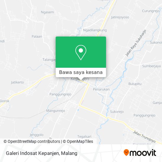 Peta Galeri Indosat Kepanjen