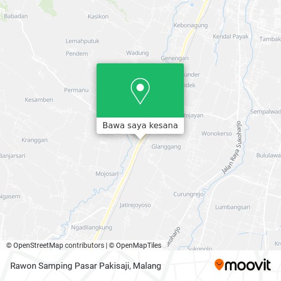 Peta Rawon Samping Pasar Pakisaji