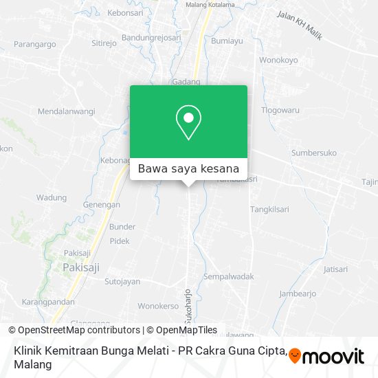 Peta Klinik Kemitraan Bunga Melati - PR Cakra Guna Cipta