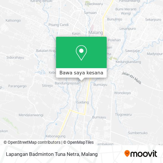 Peta Lapangan Badminton Tuna Netra