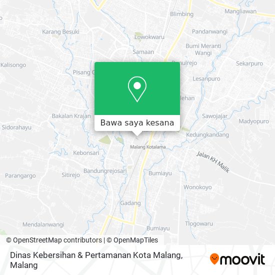 Peta Dinas Kebersihan & Pertamanan Kota Malang