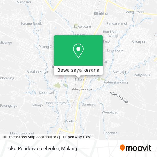 Peta Toko Pendowo oleh-oleh