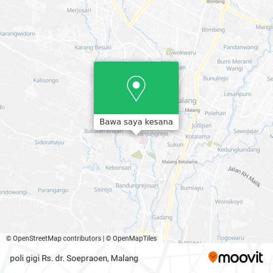 Peta poli gigi Rs. dr. Soepraoen