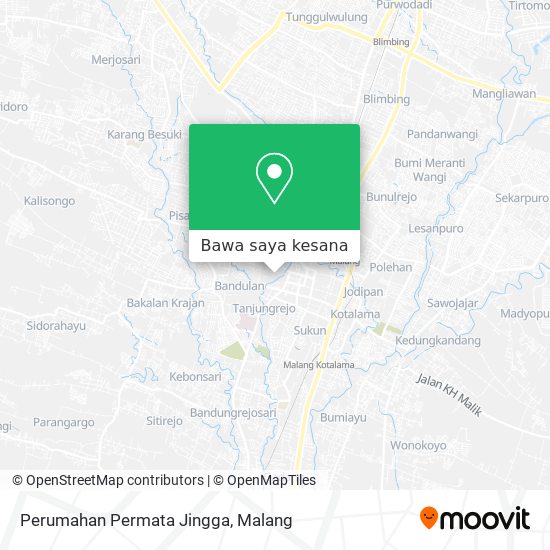 Peta Perumahan Permata Jingga