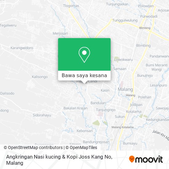Peta Angkringan Nasi kucing & Kopi Joss Kang No