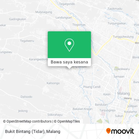 Peta Bukit Bintang (Tidar)