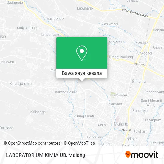 Peta LABORATORIUM KIMIA UB