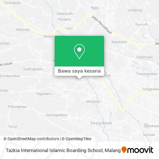 Peta Tazkia International Islamic Boarding School