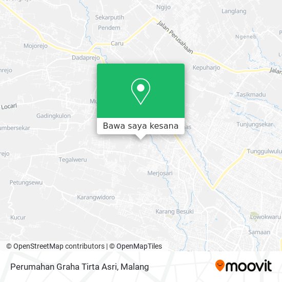 Peta Perumahan Graha Tirta Asri