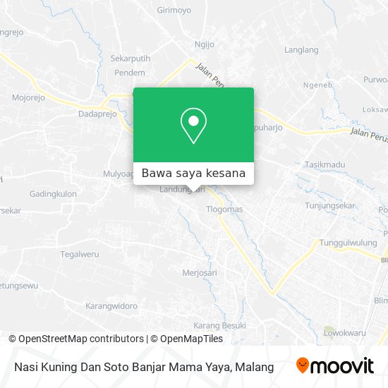 Peta Nasi Kuning Dan Soto Banjar Mama Yaya