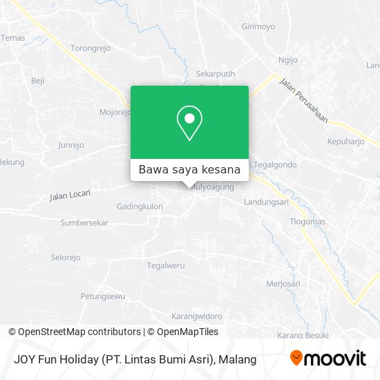 Peta JOY Fun Holiday (PT. Lintas Bumi Asri)